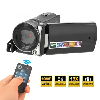 

DVH-450 1080P HD 3 Inch Touch Screen 18X Digital Zoom 24 Million Pixels Video Camera Camcorder