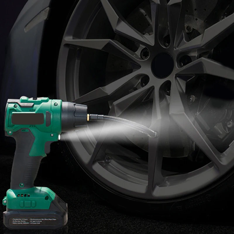 

Wireless Intelligent Air Pump Digital Display LED Lighting Tire Inflator Tools