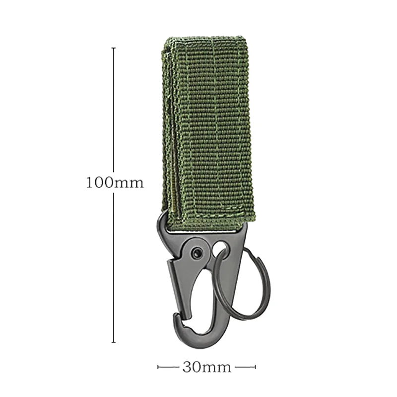 Outdoor Carabiner High Strength Nylon Key Hook MOLLE Webbing Buckle Hanging System