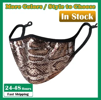

Adult mascara reutilizable Snake Leopard Face Mask Fashion Printing Dustproof Anti-Fog Washable Breathable Mask Safety Air Fog