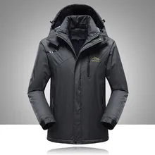 

2021 New Winter Fasion Men Jacket Windbreaker Casual Plus Velvet Thicke Warm Fleece Outdoor Clothes Large Size M-5XL Trench Coat