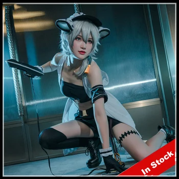 

Game Arknights Cosplay costumes Cliffheart Cosplay Costume Women Suits Full Sets White Uniforms Clothes Outfits sportswear