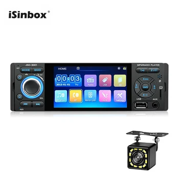

ISINBOX 4.1" Car Radio 1 Din Bluetooth Touch Screen Autoradio Mirror Link Car Radio Coche U disk USB TF Card Radios Para Auto