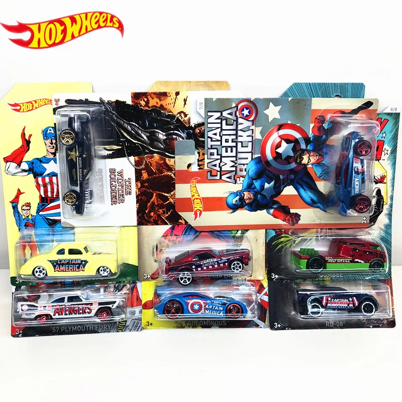 Hot Wheels Pop Culture Marvel Captain America Land Rover Defender 11
