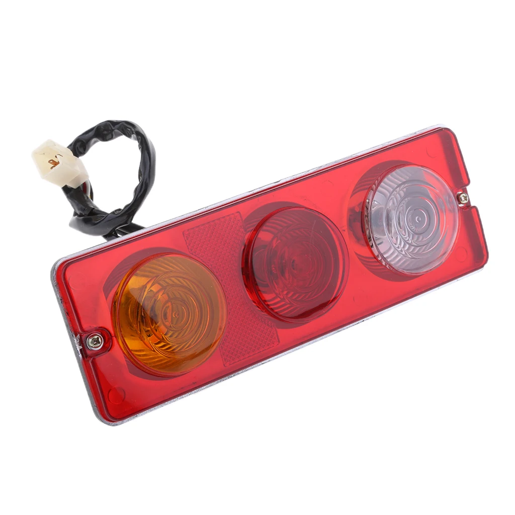 Rear Brake Tail Light Panel for 150cc 250cc Go Kart ATV Buggy Quad Bike 