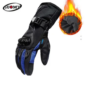 

SUOMY Waterproof Motorcycle Gloves Winter Warm Motorcycle Gloves 100% Waterproof Windproof Guantes Moto Luvas Touch Screen