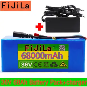 

100% Original 36V battery 10S4P 68Ah battery pack 500W high power battery 42V60000mAh Ebike electric bike BMS + 42v charger