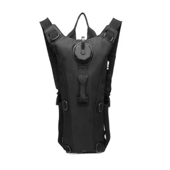 

Outdoor Multi-function Camouflage Water Bags Tactical Riding Sports Water Bag 3L Liner Field Training Bag Backpack Black 2019