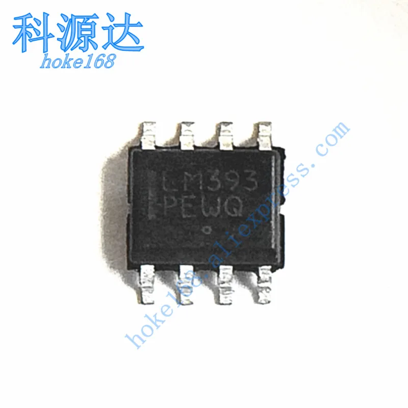 

50pcs/lot LM393 LM393DR2G SOP8 In Stock
