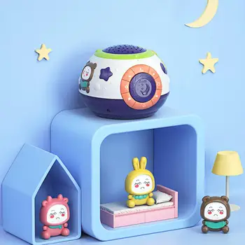 

Baby Projector Light Multifunction Starry Sky Night Light Projector Music Recording Baby Sleepy Luminous Educational Toy