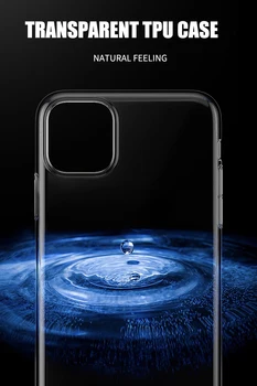 

100pcs Transparent Soft TPU Case For Apple iPhone 11 Pro Max Silicone Case For iPhone 11 Pro Back Clear Case For iPhone 11