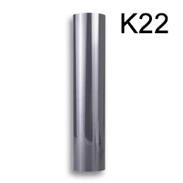 1rool 1" x 40"/30 см x 100 см ПУ теплопередача Винил для термопресса машина футболка железа на HTV печати - Цвет: bright gray