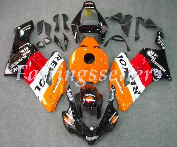 

(Injection mold) New ABS Full Fairing Kit 100% Fit For Honda CBR1000RR cbr1000 04 05 2004 2005 Fairings Orange Red