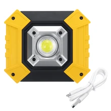 Светодиодный портативный прожектор светодиодный рабочий свет Перезаряжаемый 18650 батарея Открытый свет для охоты кемпинг светодиодный латерн фонарик