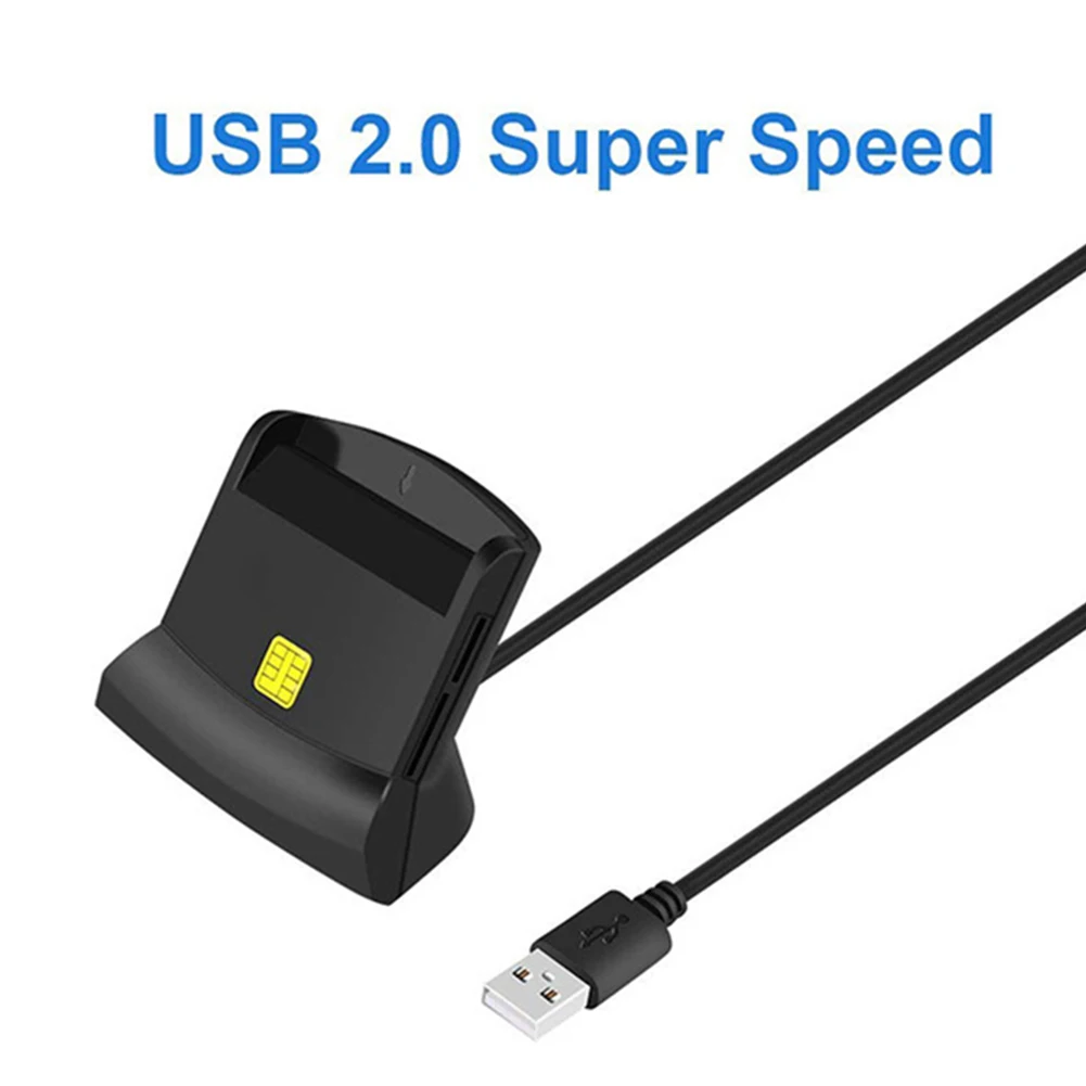 USB SIM Smart Card Reader For Bank Card IC/ID EMV SD TF MMC Cardreaders USB-CCID ISO 7816 For PC / SC Version 1.0 / 2.0 Refined