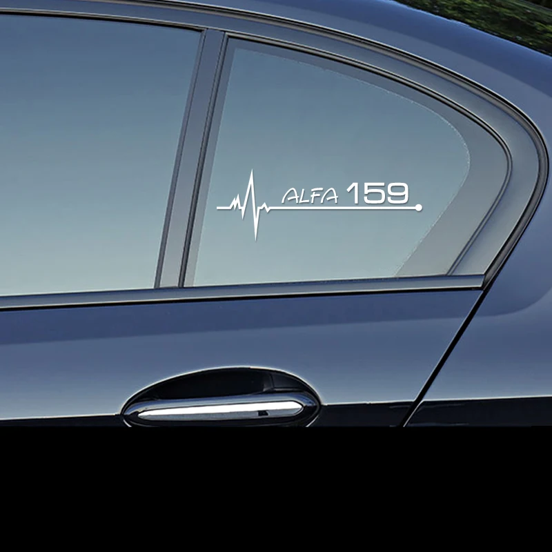 

1pcs Car styling Auto Windows Sports Racing Sticker Decal For alfa romeo 159 147 156 giulietta 147 159 mito Car accessories