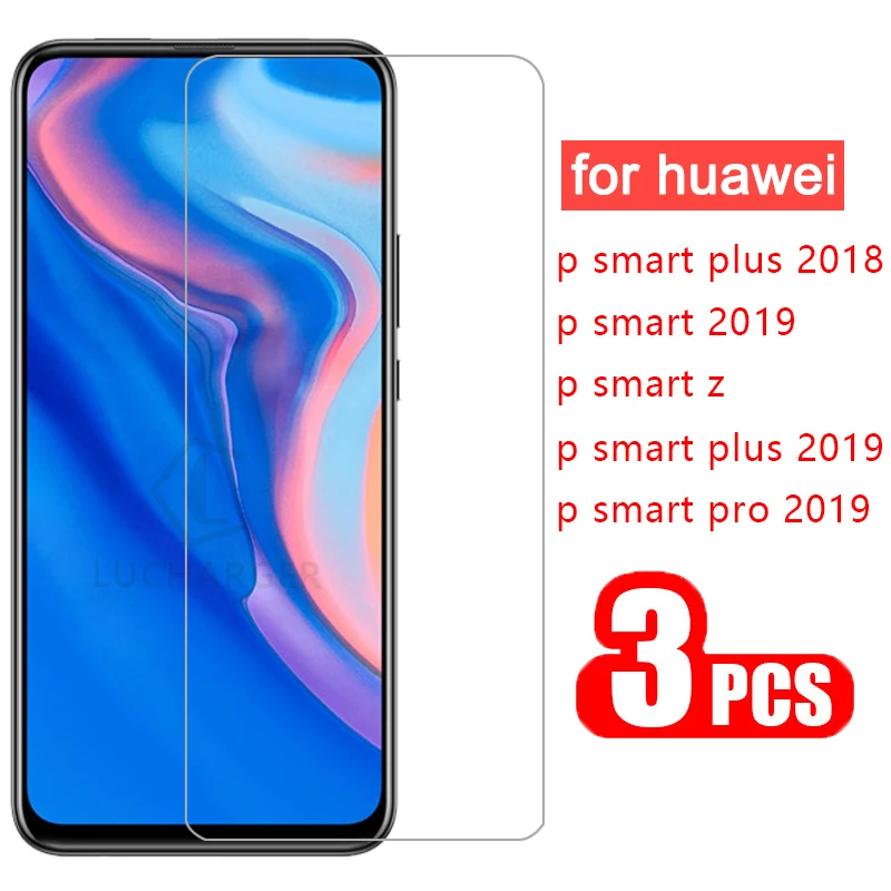 3 шт. Защитное стекло для Huawei P Smart Z Plus Pro 2018 2019 закаленное защита экрана на Psmart Smar Smat