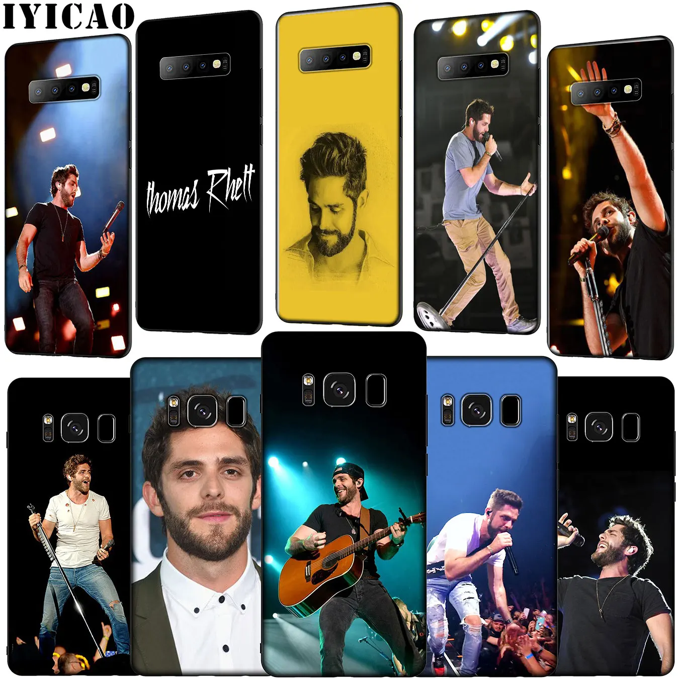 IYICAO Thomas Rhett Soft Silicone Phone Case for Samsung Galaxy S20 Ultra S10 Lite S9 S8 Plus S6 S7 Edge S10e Cover |