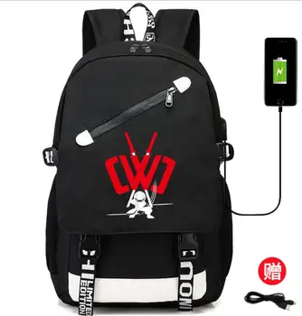 

Large capacity backpack Chad wild clay USB charging portable waterproof computer bag schoolbag student bag travel bag