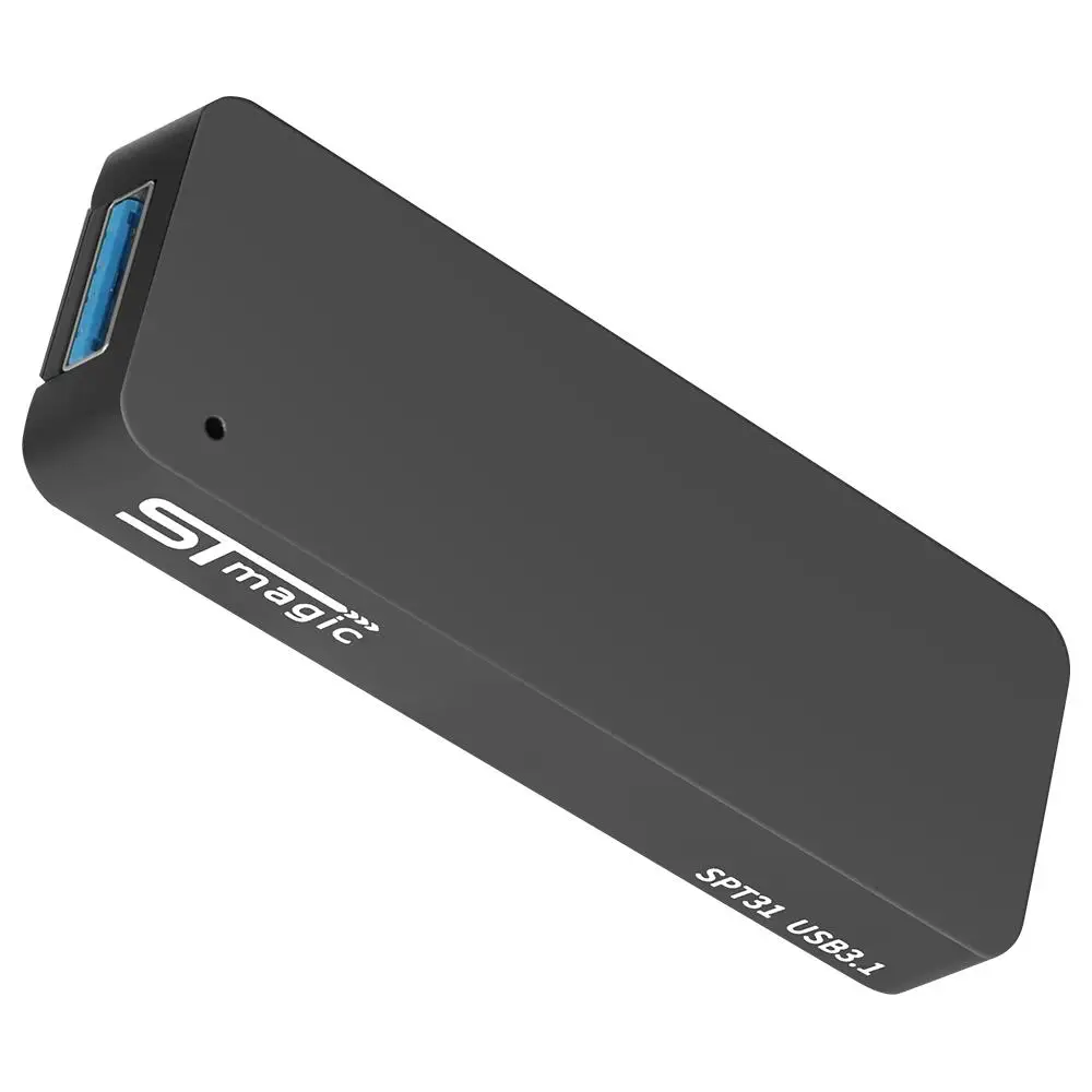 STmagic SPT31 1 ТБ 256GB Мини Портативный M.2 SSD USB3.1 внешний твердотельный накопитель скорость чтения 500 МБ/с. для портативных ПК
