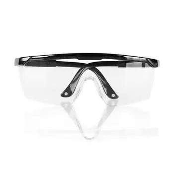 

Medical Goggles Anti-Fog Saliva Eye Protection Antibacterial Isolation Dust-proof Sand-Proof Anti-Splash with Glass Case