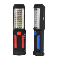 Светодиодный портативная Рабочая лампа супер яркий открытый светодиодный аварийный свет Аккумуляторный магнитный гибкий контрольный светильник для охоты