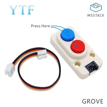 

M5Stack mini cell module with a two-button interface adapter GROVE M5GO / FIRE Set