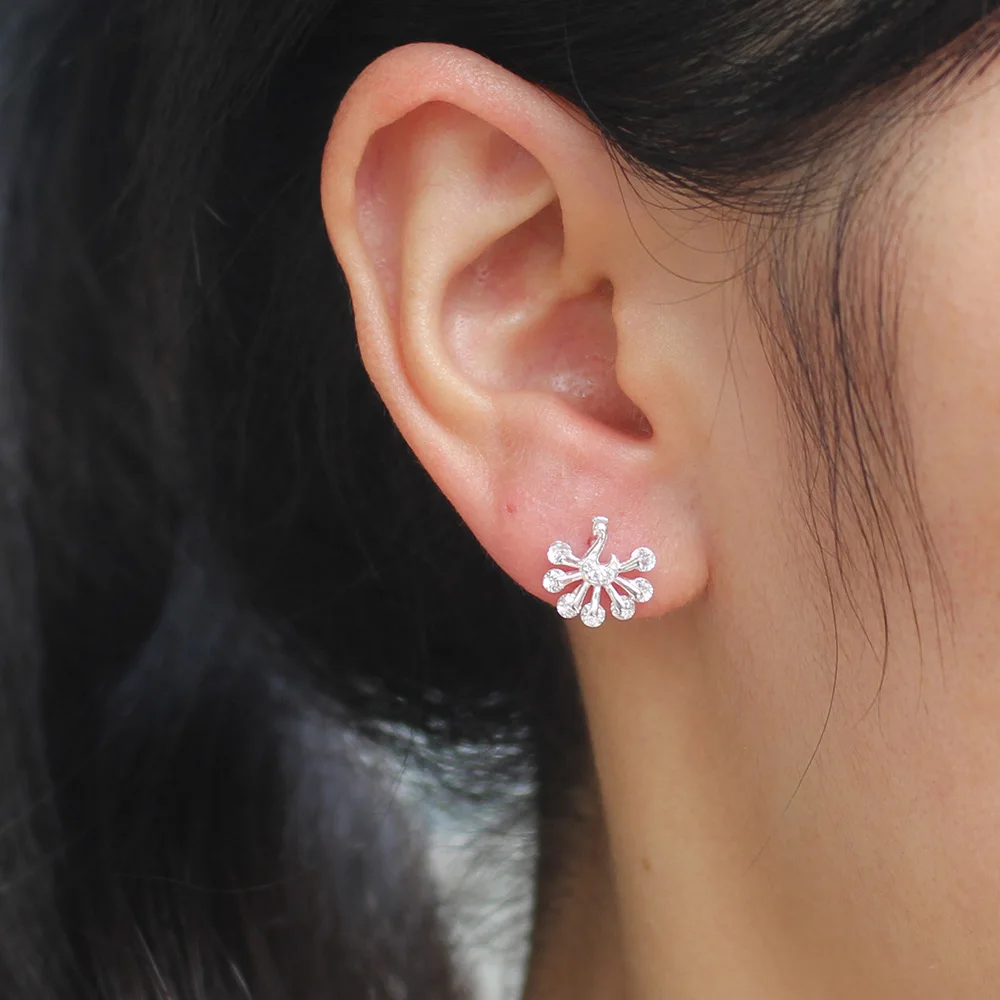 Женские серьги гвоздики с павлином Trustdavis модные ювелирные изделия из 100%