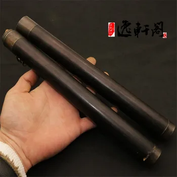 

Chinese antique old weapon, ebony nunchaku film props collection