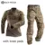 HAN WILD Военная Форма Тактическая Боевая Рубашка Одежда Армии США Tatico Топы Airsoft Multicam Камуфляж Охотничьи Брюки Наколенники