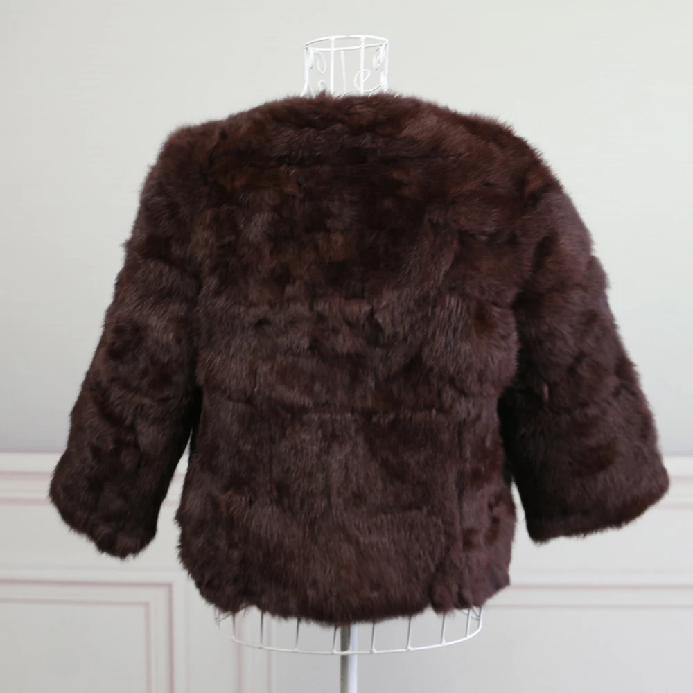 

Ladies winter spring and autumn real rabbit fur clothes short paragraph real rabbit fur coat special offer real rabbit fur jacke