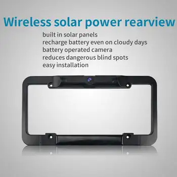 

Waterproof Rechargeable HD Wide Angle Wireless License Plate 4.3in LCD Screen Video Backup Camera Car Monitor Kit Dashboard