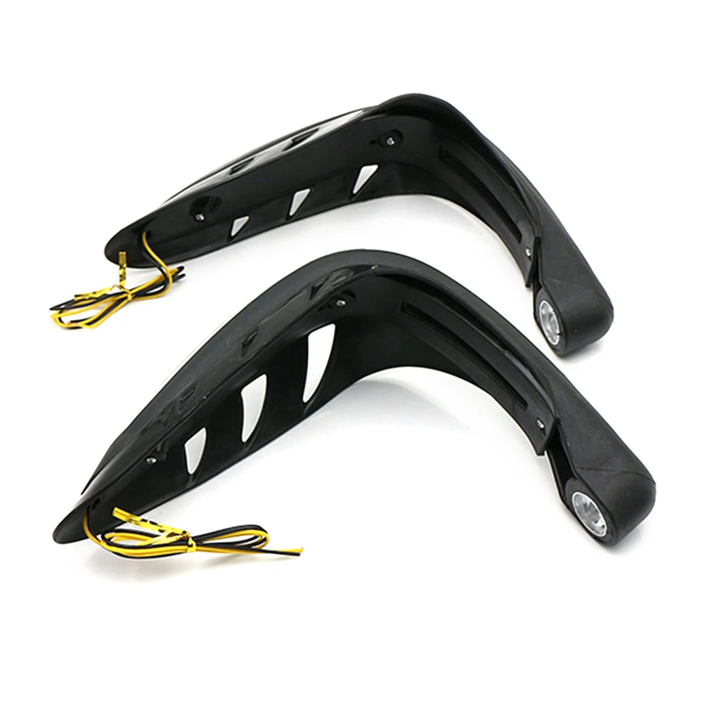 

1 Pair Motorcycle Hand Guards Handlebar Hand Protector with LED Lights Motor Handguards Motocross Hand Guards Accessories