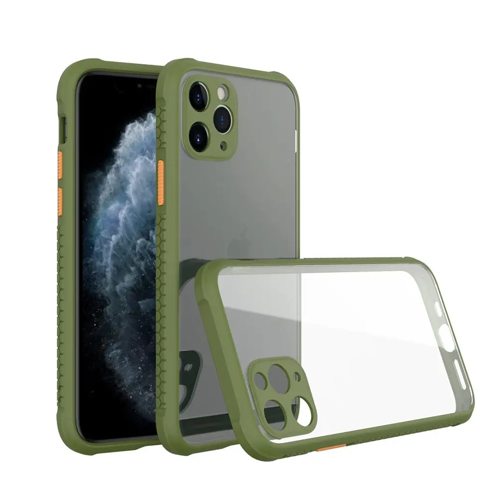 Anti-Fall Clear Case for iPhone 11 Pro Max 11Pro X XR XS Max Hard Case For iPhone 6 6S 7 8 Plus SE 2020 Case Transparent Cover