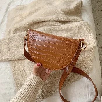 

Women's Designer Luxury Handbag 2020 Fashion New High quality PU Leather Women Handbags Crocodile pattern Shoulder Messenger Bag