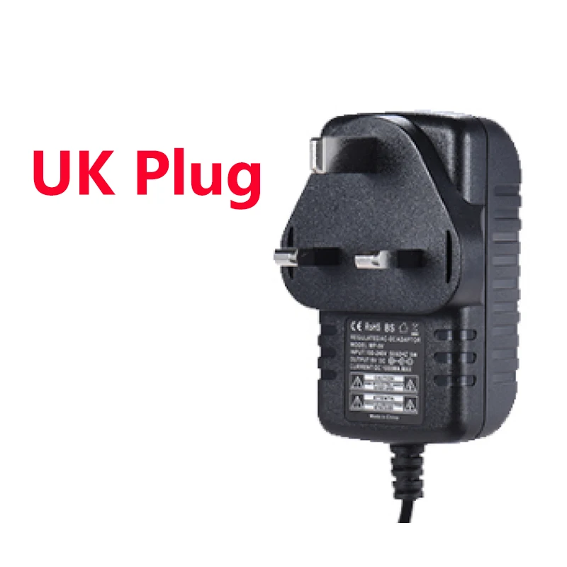 UK Plug Питание эффект для езды на велосипеде с 8-канальный видеорегистратор кабель EU 9V 1A AC/DC Мощность адаптер для педали с Электрогитары эффекты - Цвет: UK Plug