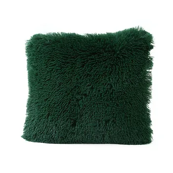 

43x43cm Pillow Case Plush Square Fashion High Quality Soft Washable Waist Throw Cushion Cover Home Наволочка На Подушку Hot