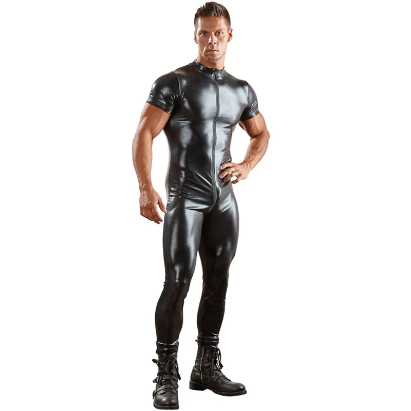Cosplay&ware Sexy Male’s Pu Leather Catsuit For Men Tight Skin Full Bodysuit Jumpsuit Front Zipper Open Crotch Latex Zentai Suit Costume 3xl -Zentai shop online Hbab4d19073744b5b82b31aa3b8751788m.jpg