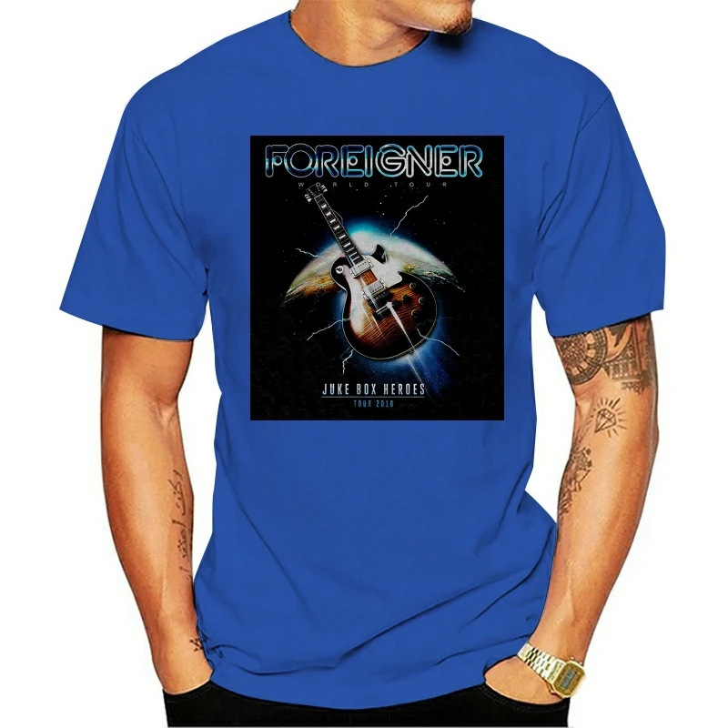 

Foreigner Juke Box Heroes Tour 2020 Official Merchandise T Shirt M L Xl New