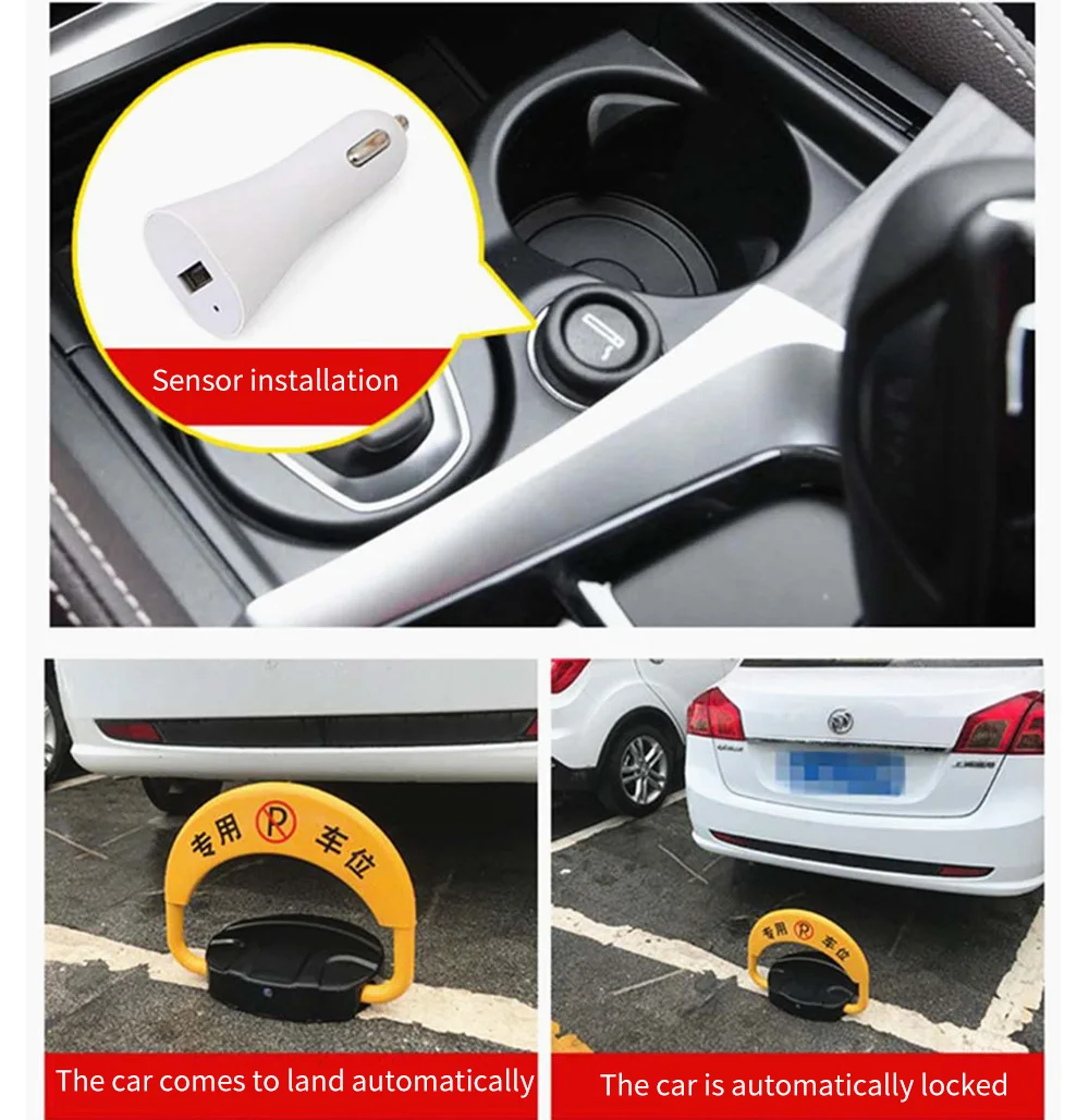 Hbab4ef7a97d94c76b39a0e33a7a00a04X Automatic Parking Barrier for Dedicated Space Remote Control Sensor Car Lock Block Safety Anti Blocker Mallzona
