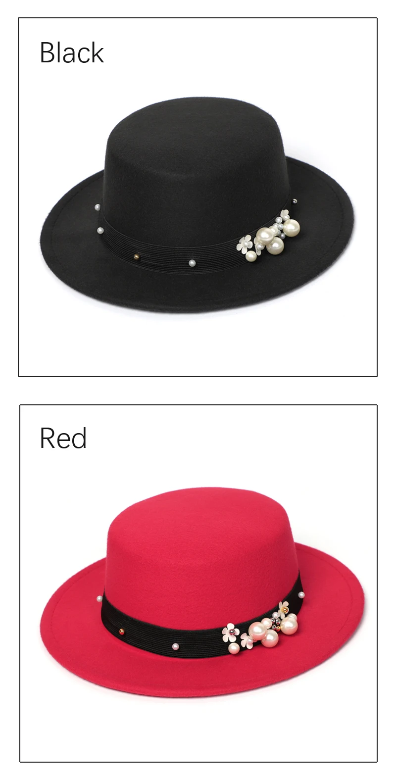Шляпа Fedora Черная Мужская Женская котелок мягкая фетровая шляпа с широкими полями Мужская церковная Зимняя шерстяная фетровая шляпа Женская