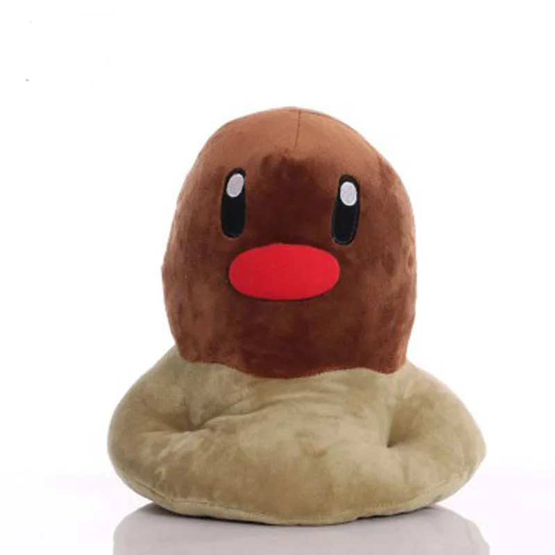 18 см мультяшный Diglett плюшевая игрушка плюшевые мягкие игрушки милые животные