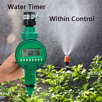 

1Pc Water Timer Garden Automatic Irrigation Watering Timer Hose Faucet Tap Controller Timer With LCD Display#4