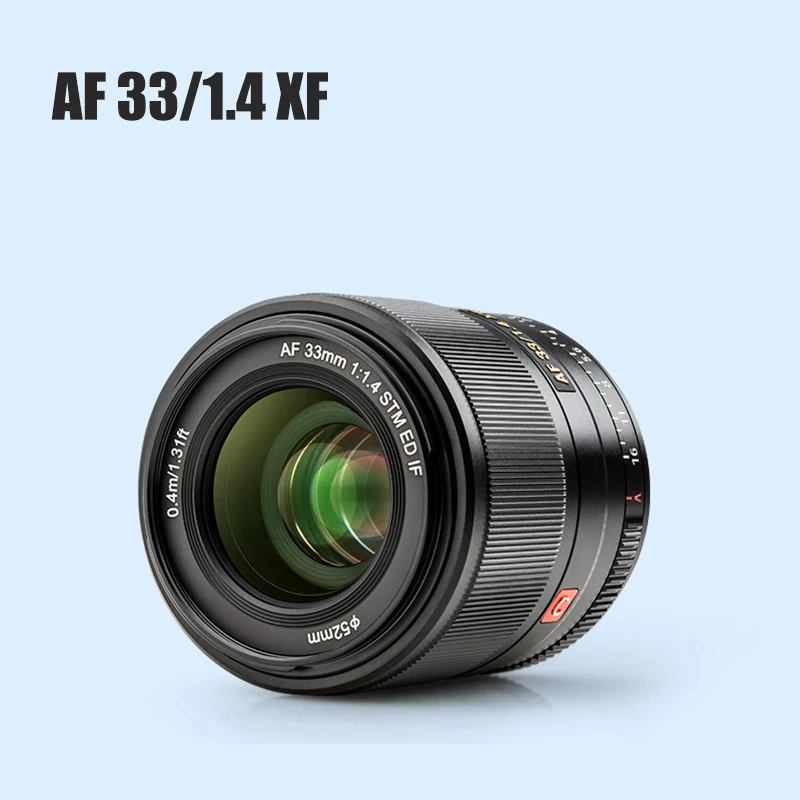 В наличии Viltrox 33 мм F1.4 объектив AF Автофокус Объектив STM XF камера фиксированный для