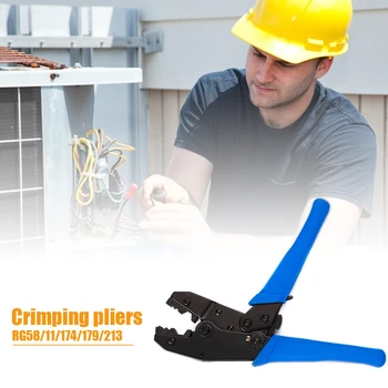 

Cutter Stripping Machine Pliers Tool Multi-function Stripping Tools RG58/11/174/179/213 Coaxial Cable Crimping Pliers