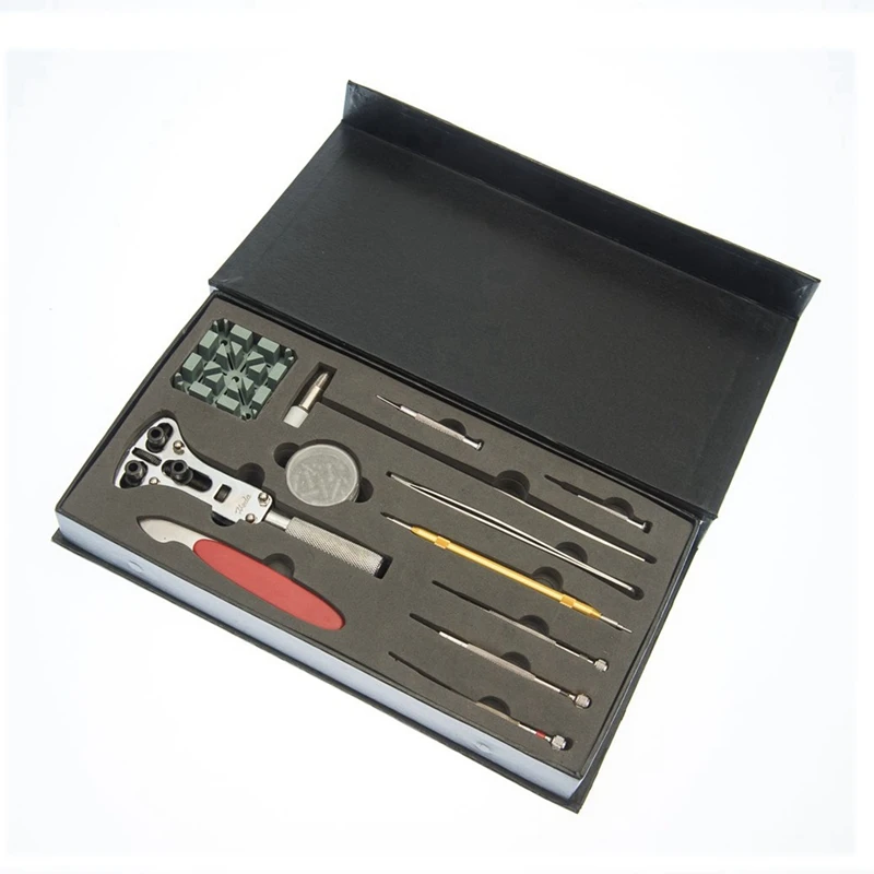 

29Pcs Watch Repair Tool Kit Battery Changing Strap Resizing Watch Maker Tool