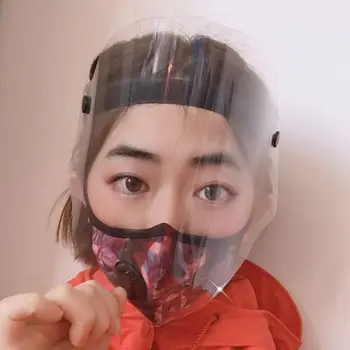 

Anti Splash Mask Protective Face Shield Transparent Full Face Cover Child Adult Dust-proof Outdoor Isolation protective cover