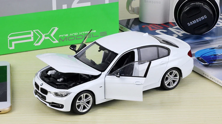 WELLY 1:24 Масштаб литья под давлением модель симулятора автомобиля BMW 335i/535i классический автомобиль металлический сплав игрушечный автомобиль для мальчика Детская Подарочная коллекция