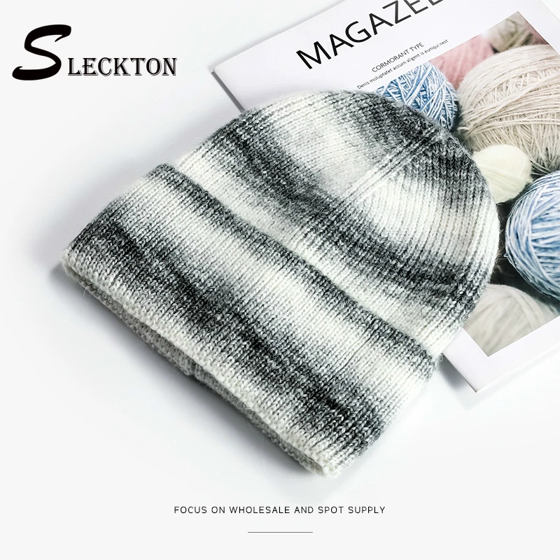 

SLECKTON Knitted Beanies Hats For Women Fashion Winter Hats Men Skullies Cap Girls Boys Ski Caps Warm hats Bonnet Unisex S213