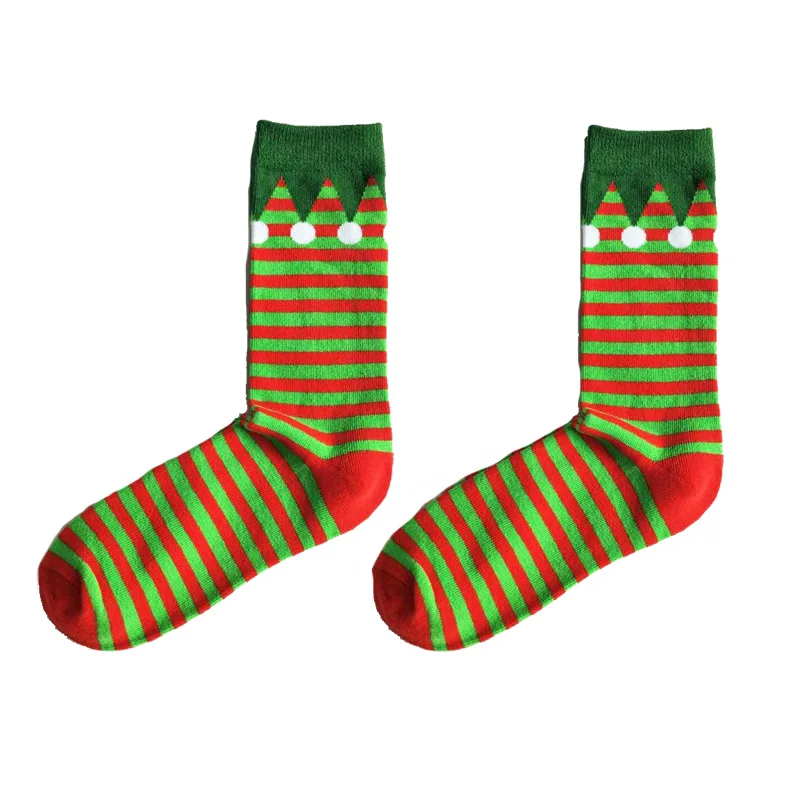 Хлопковые Забавные милые носки для мужчин и женщин, носки, креативные рождественские носки с принтом, Kawaii Harajuku, Мультяшные носки для скейтборда - Цвет: 16